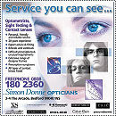 Print design - Simon Donne Opticians